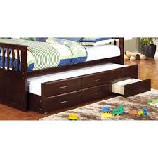 Bed sizes also vary according to the size and degree of ornamentation of the bed frame. Williams Twin Xl Trundle With Drawers Walmart Com Walmart Com