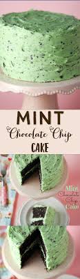 Mint Chocolate Chip Layer Cake With Video Confessions Of A Cookbook Queen Recipe Chocolate Chip Cake Delicious Desserts Mint Chocolate Chips