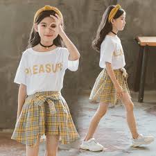 Find the perfect kids fashion show stock photos and editorial news pictures from getty images. Girls White T Shirt Plaid Skirt Suit For Children Clothes Summer Girls Outfits Teen Girls Clothing Set Kids Clothes 8 10 Years Best Discount B645e0 Cicig