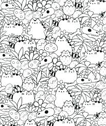 Originated in the online comic everyday cute, by claire belton and andrew duff, pusheen appeared on it's own website and many other comic websites and. Pusheen Coloring Book Pusheen Pusheen The Cat Pusheen Coloring Pages Cute Coloring Pages Cat Coloring Page