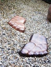 Big Foot Garden Stepping Stones Black Country Metalworks