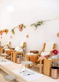 A Spa Day With Emily Henderson And Target Rue Spa Room Decor Spa Interior Design Salon Interior Design