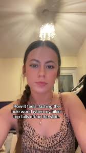 Sweater Falls Off Roller Rink Girl