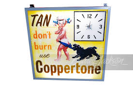 Image result for Coppertone Light 1969 Tappan