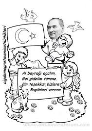 Ataturk Le 23 Nisan Torenindeyiz Okul Oncesi Etkinlikleri Okul Oncesi Okul Boyama Sayfalari