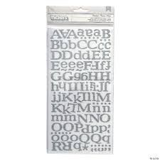 $24.79 $24.79 get fast, free … American Crafts Thickers 3d Reindeer Silver Alphabet Stickers Oriental Trading