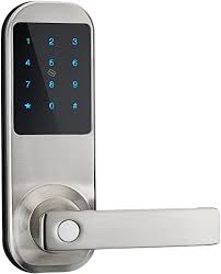 Check spelling or type a new query. Junxu Bluetooth Digital Door Lock Unlock With Code Card App And Key Work With Alexa Nickel Brushed Amazon Com