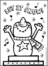 Only you and all your creative talent can make these adventures even more fabulous! Let It Snow Coloring Page Coloring Pages Cool Coloring Pages Color