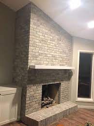 Learn how to whitewash brick like a taking on a whitewash brick project is an easy and affordable way to upgrade an outdated color. Pin By Linda On Fireplace In 2021 White Wash Brick Brick Fireplace White Wash Brick Fireplace