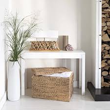 Malle Tressee L 70 Cm Maisons Du Monde Table Console En Bois Deco Maison Du Monde Idee Rangement