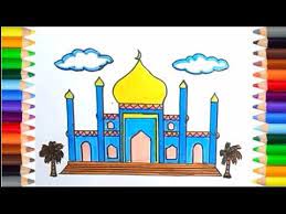 Untuk guru paud, tk atau sd yang tengah mencari gambar untuk diwarnai anak didiknya, kami menghadirkan berbagai pilihan gambar yang dapat diunduh salah satu cara mengenalkan masjid adalah dengan mewarnai gambar. Cara Menggambar Dan Mewarnai Masjid Untuk Anak Anak Youtube