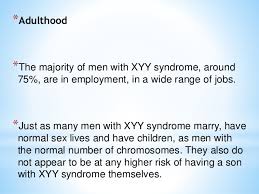 Xyy A Genetic Disorder
