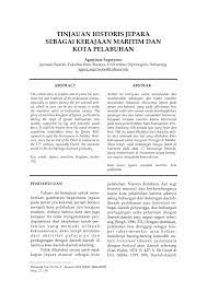 Kerajaan maritim srivijaya ada bala tentera laut yang besar dan kuat. Pdf Tinjauan Historis Jepara Sebagai Kerajaan Maritim Dan Kota Pelabuhan