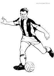 The most common soccer printable material is paper. Printable Soccer Coloring Page Sports Coloring Pages