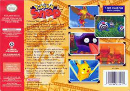 You might see unexpected expressions or behaviors—pokémon this new game brings the gameplay of the 1999 pokémon snap game for the nintendo 64™ system to life on the nintendo switch system with. Pokemon Snap Box Shot For Nintendo 64 Gamefaqs