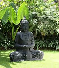 Place this sitting buddha in the garden for an extra touch of zen and serenity in your outdoor space. Pin On Sculpture