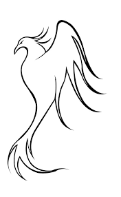 Phoenix Line Art By Kestrel8807 On Deviantart Phoenix Drawing Easy Drawings Phoenix Bird Art