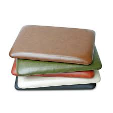 Faux Leather Chair Cushions Bistro Patio Chair Pad Dining Etsy Faux Leather Chair Leather Chair Cushions Leather Chair