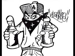 How To Draw A Graffiti Character Holding Spraycans Graffiti Drawing Graffiti Characters Easy Graffiti Drawings