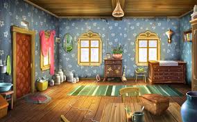 Modern interior room with nice furniture inside. Poor Living Room Cartoon Background Novocom Top
