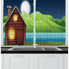 piece log cabin countryside theme image