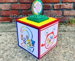 Diy Birthday Party In A Box Word Party Box Centerpieces 1st Birthday Party Themes Birthday Party Decorations Diy Birthday Theme Decoration
