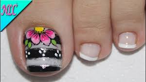 Diseño de uñas para pies flor en principiantes muy fácil flowers nail art nlc source link image from htt. Pin En Arte Unas Pies