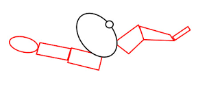 When drawing a swimmer you will also need to draw the water around them. Drawing A Cartoon Swimmer