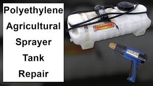 Famous quiksteel plastic repair epoxy putty is impervious to petrol, diesel fuel, oil, automotive fluids, water, coolant and solvents. How To Repair A Polyethylene Agricultural Sprayer Tank Youtube