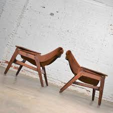 A japanese folding lounge chair by suekichi uchida from the 1970s. Mid Century Modern Triumph I Sling Chairs By Jerry Johnson For Charlton A Pair Warehouse 414