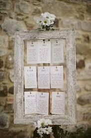 Rustic Seating Chart With Pegs And Frame Seating Plan