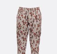 Cotton Sateen Print | Pants Long - multicolor