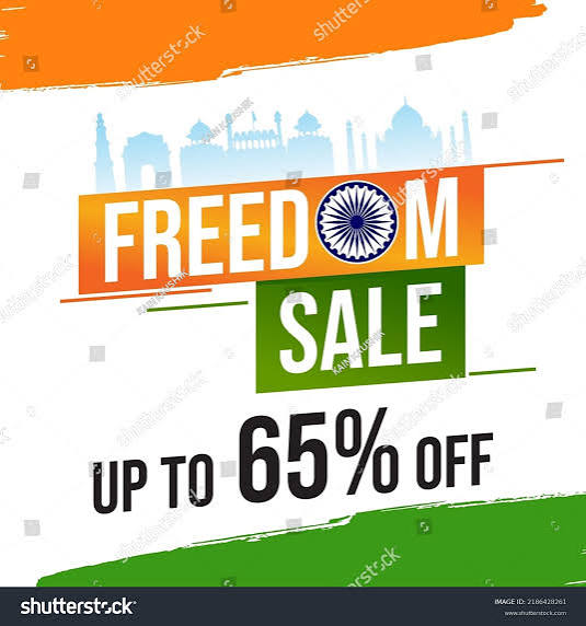 Indian Independence Day Sale Tricolor Freedom Stock Vector (Royalty Free) 2186428261 | Shutterstock