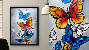 That's it and that is all you need to know. Easy Acrylic Painting Butterfly Canvas Painting For Beginners Easy Painting How To Paint Youtube