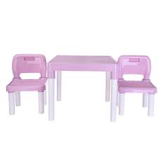 Perfect for the playroom, this tot tutors kids 5 piece table and chairs set is made of sturdy, lightweight plastic that's easy for kids to rearrange and a snap to clean. Plastic Desk Train Little Kid Children Furniture Accessories Fullwei Kids Table And Chairs Set 2 Childrens Seats With 1 Tables Sets Childrens Furniture Set For Reading Art Play Room Furniture Kids Furniture