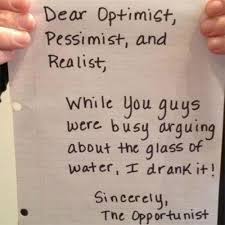 Quotes About Pessimism Vs Realism Quotesgram
