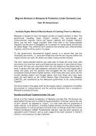Labour, easily filled by foreign workers. Malaysian Labour Law For Foreign Workers Alsarimi
