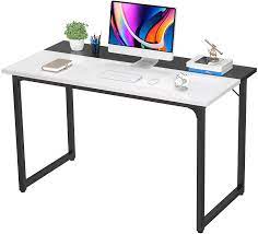 A home computer desk usually has basic features such as a slideout for a keyboard and a bottom section to hold a desktop computer. Buy Desk Computer Desk 39 Inch Home Office Desk Writing Desk With Drawers Easy To Assemble Study Desk Laptop Pc Gaming Desk Modern Simple Desk For Bedroom Living Room Home Kitchen White