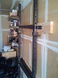 W 1 Wall Mounted Squat Rack With Pull Up Bar Collapsible Wall Mounted Squat Rack Squat Rack Diy Squat Rack Gym Rack