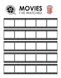 image result for movies watched printable bullet journal ideas pages printables travel scrapbook coloriage lapin playboy