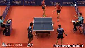 Ficky Santoso Dwijayanti Gustin Vs Stefen Fegerl Sofia Polcanova China Table Tennis Ping Pong Gustin