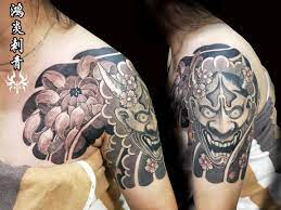 pin by 炎鴻on tattoo半甲系列 skull tattoo flower tattoo instagram photo