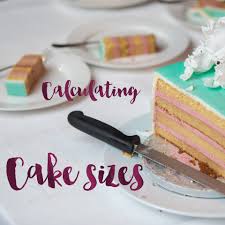 how to calculate cake sizes minh cakes zürich