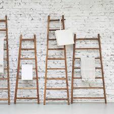 Clp étagère de rangement pliable yana en bois Echelle Deco Bois En Teck Bois Recycle