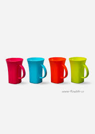 لیوان دسته دار روبیک پلاستیک Tableware Glassware Mugs
