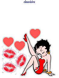Pin De Rosa Luz Ramirez Em Topper Variados Decoracao Flores De Papel Bolo De Papel Betty Boop