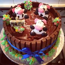 Cow S In Mud Chocolate Cake Sweet Cupcakes Mud Cake Cake