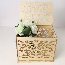 Make sure the slit is large enough. Wedding Favors Home Garden Diy Wedding Gift Card Box Wooden Money Box With Lock Box Kit Wedding Party Decor