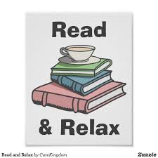 Read And Relax Poster Zazzle Com Relaxing Reading Custom Posters Custom Holiday Card
