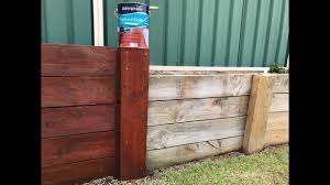 A piling retaining wall is good for soft soil and for tight spaces in general. Old Timber Retaining Wall Restoration Diy Transformation Hack Youtube